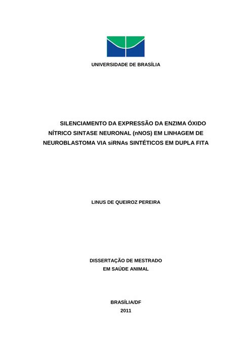 Pdf Silenciamento Da Express O Da Enzima Xido Mostram Que