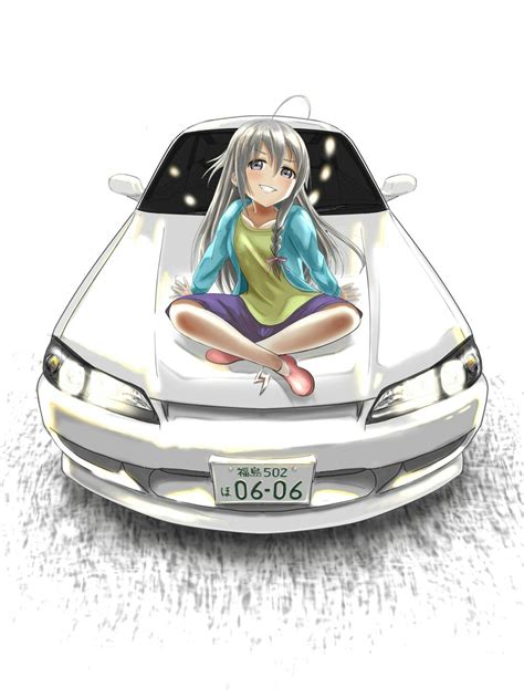 Anime Girl With Car PFP