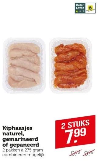 Kiphaasjes Naturel Gemarineerd Of Gepaneerd Aanbieding Bij Coop