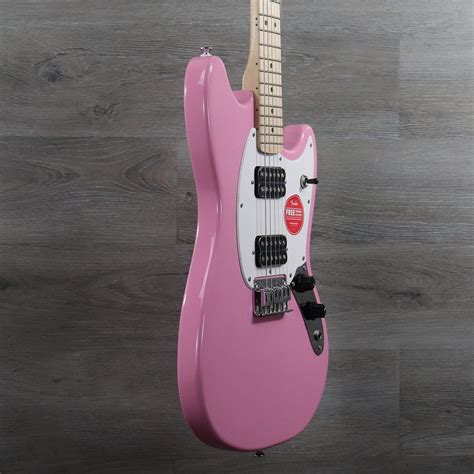 Squier Sonic Mustang Hh Flash Pink Kands Music Center Llc