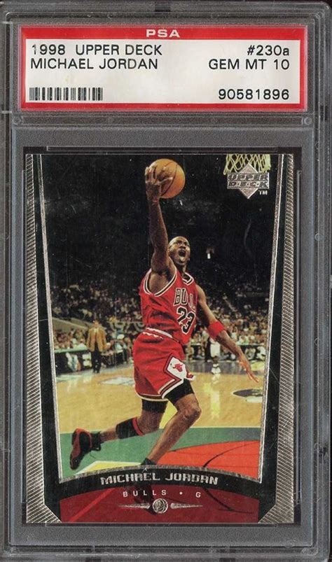 Upper Deck A Michael Jordan Psa