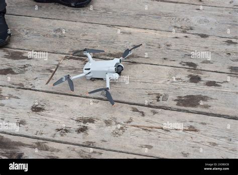 Drone Or Unmanned Aerial Vehicle Uav Small Flying Object In Aviation