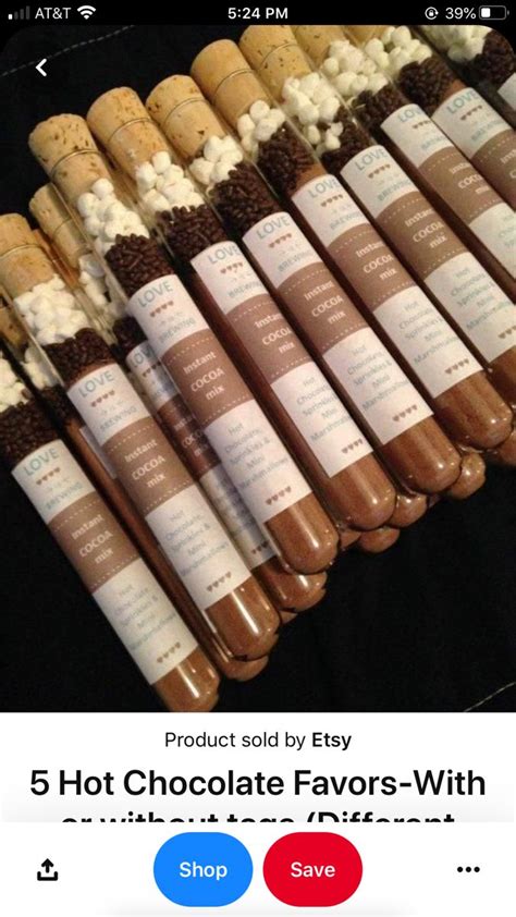 Hot Cocoa Favors Wedding Favors Fall Wedding Inspiration Fall Affordable Wedding Favours