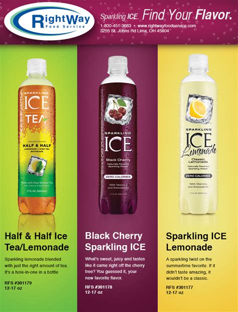 9-16 Sparkling Ice Flavors