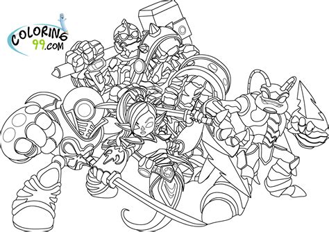 Skylanders Giants Coloring Pages | Minister Coloring