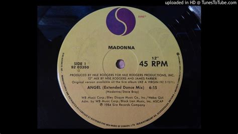 Madonna Angel Extended Dance Mix Youtube