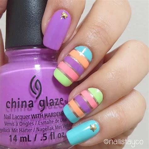 35 Bright Summer Nail Designs Stayglam