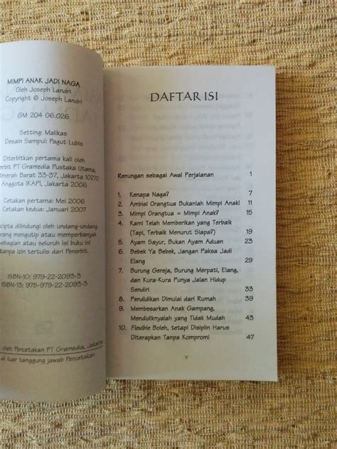 Mimpi Anak Jadi Naga (Joseph Landri) | Aksiku Toko Buku Bekas Online