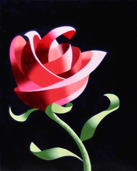 Daily Painters Of California Mark Webster Abstract Geometric Rose