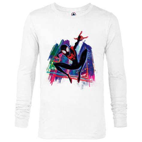 Marvel Spider-Man Miles Morales Graffiti City - Long Sleeve T-Shirt for ...