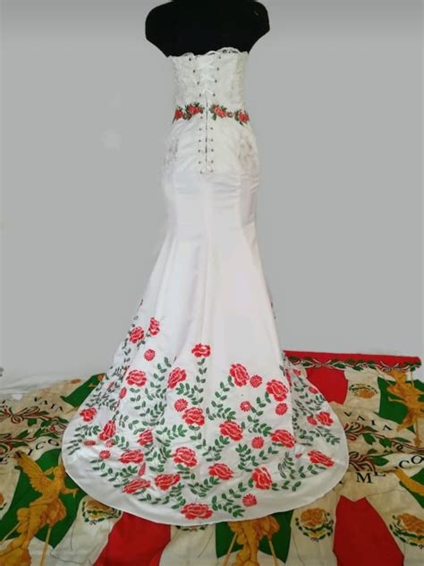 Mexican Embroidery Wedding Dress Factory Sale Vivatumusica