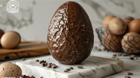 Banner de promoção de ovos de Páscoa de Chocolate de Tentação