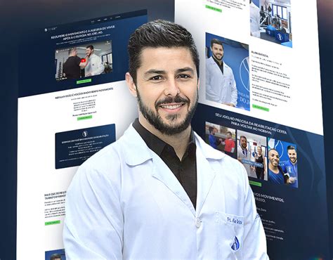 Landing Page Cl Nica De Reabilita O Do Joelho Behance