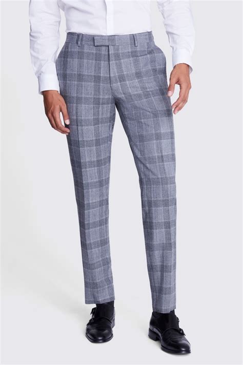 Mens Check Pants Checkered Suit Pants And Pants Moss