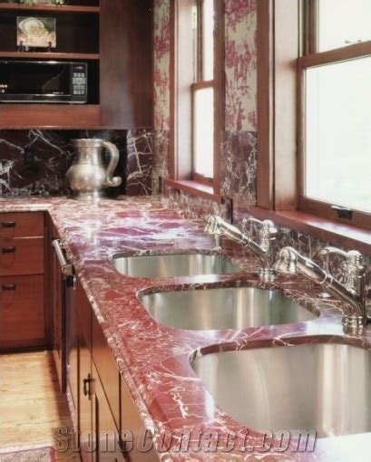 Red Marble Kitchen Countertops Countertops Ideas