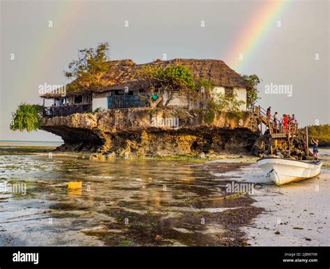 Michamvi Tanzania Feb 2021 Famous The Rock Restaurant Built On