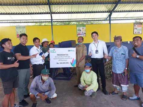 Salurkan Bantuan Mesin Pelet Sampah Organik Pln Dukung Pengelolaan