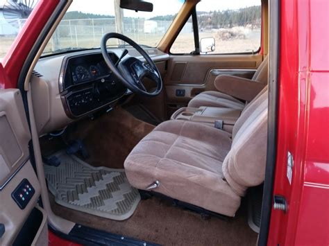 bronco interior red | Barn Finds