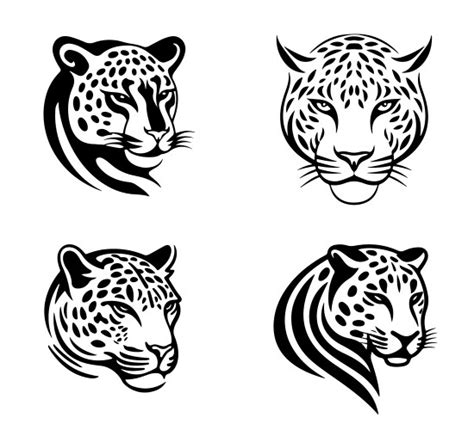 Leopard Print Silhouette Vector Images (over 2,300)