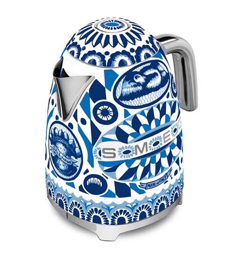 Smeg Multi X Dolce Gabbana Blu Mediterraneo Kettle L Harrods Uk