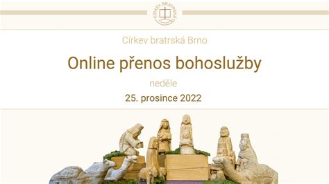 On line videopřenos bohoslužby na Boží hod vánoční 25 12 2022 YouTube