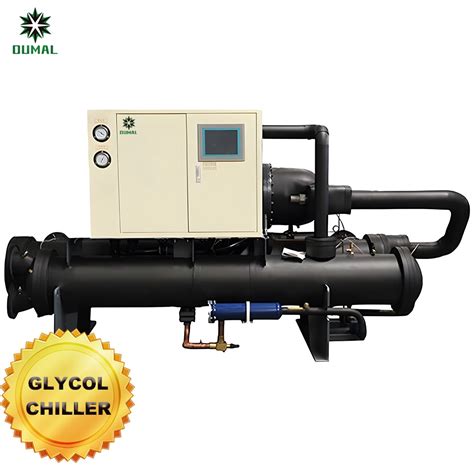 Water Cooled Glycol Chiller Systems Low Temperature Screw Glycol