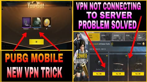 GET CLASSIC COUPONS SCRAP AND PARACHUTE TRIAL In PUBG MOBILE VPN NOT