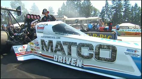 Antron Brown Leah Pruett Top Fuel Dragster Qualifying Rnd Flav R