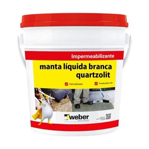 IMPERMEABILIZANTE MANTA LIQUIDA BRANCA 18KG QUARTZOLIT