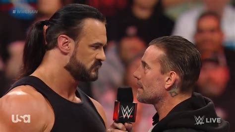 WWE RAW CM PUNK AND DREW MCINTYRE FULL SEGMENT YouTube