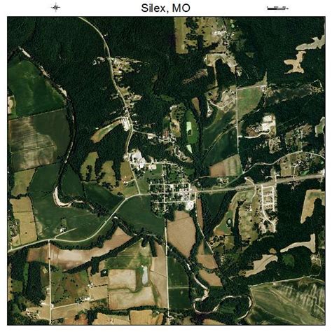 Aerial Photography Map of Silex, MO Missouri