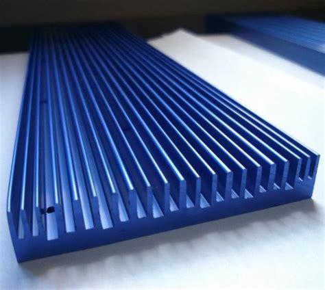 Cnc Machined Black Anodized Aluminium Heat Sink Profiles For Led Light