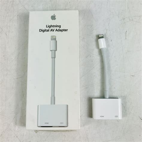 Yahoo オークション Apple Lightning Digital AV Adapter MD826AM A