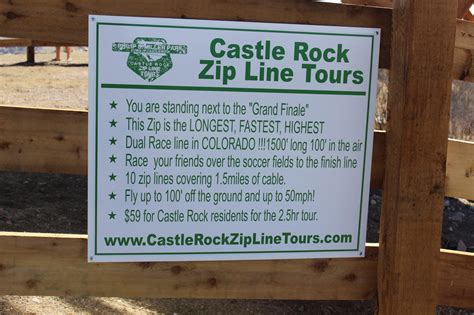 Opening Day for Castle Rock Zip Line