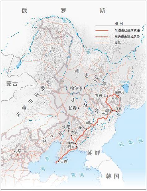 东北铁路线路图高清东北示意图东北高铁线路图大山谷图库