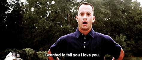 Forrest Gump I Wanted To Tell You I Love You Tom Hanks Haley Joel