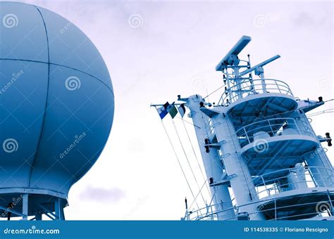 Navigation system of ship stock image. Image of nautical - 114538335