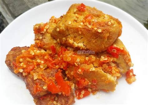 Resep Tahu Tempe Geprek Rawit Oleh Cookpad