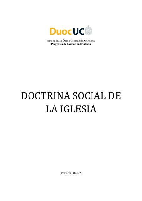 Doctrina Social De La Iglesia Kevin Lopez Udocz