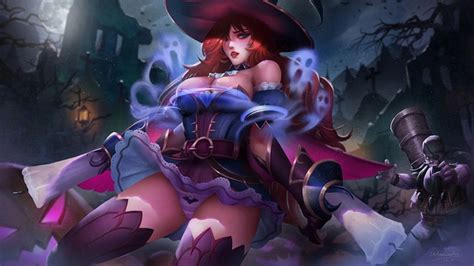 Miss Fortune Bewitching Art Lol K Hd Wallpaper Rare Gallery