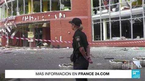 Una Avalancha De Misiles Y Drones Rusos Sacudió El Este Y Sur De Ucrania France 24