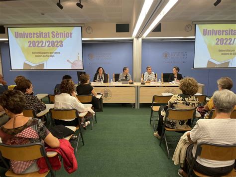 Acto de apertura del curso sénior 2022 2023 en el Campus de Gandia ONC