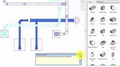 Ep 06 Convert An Mep Design Model To A Fabrication Model Youtube