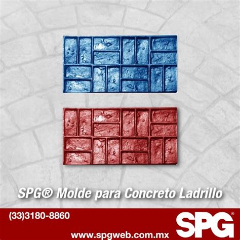 Molde Para Concreto Estampado Textura Ladrillo Spg