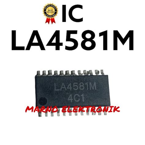 Jual IC LA4581M LA 4581M LA 4581 LA4581 ASLI ORI ORIGINAL Di Lapak