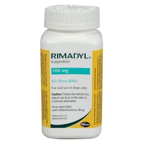 Rimadyl 100mg 60 chewables