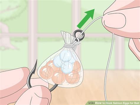 How To Hook Salmon Eggs For Bait With Pictures Wikihow