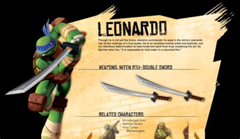 Photos Nickelodeons Tmnt Character Bios Leaked