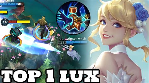 Wild Rift Lux Top 1 Lux Gameplay Rank Challenger Youtube