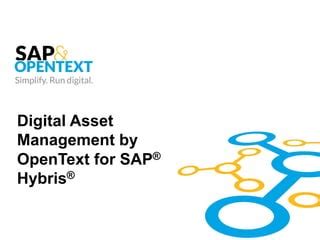 Opentext Digital Asset Management For Sap Ppt